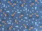 Preview: Baumwoll-Stoff Rentier Grau Nr 4931